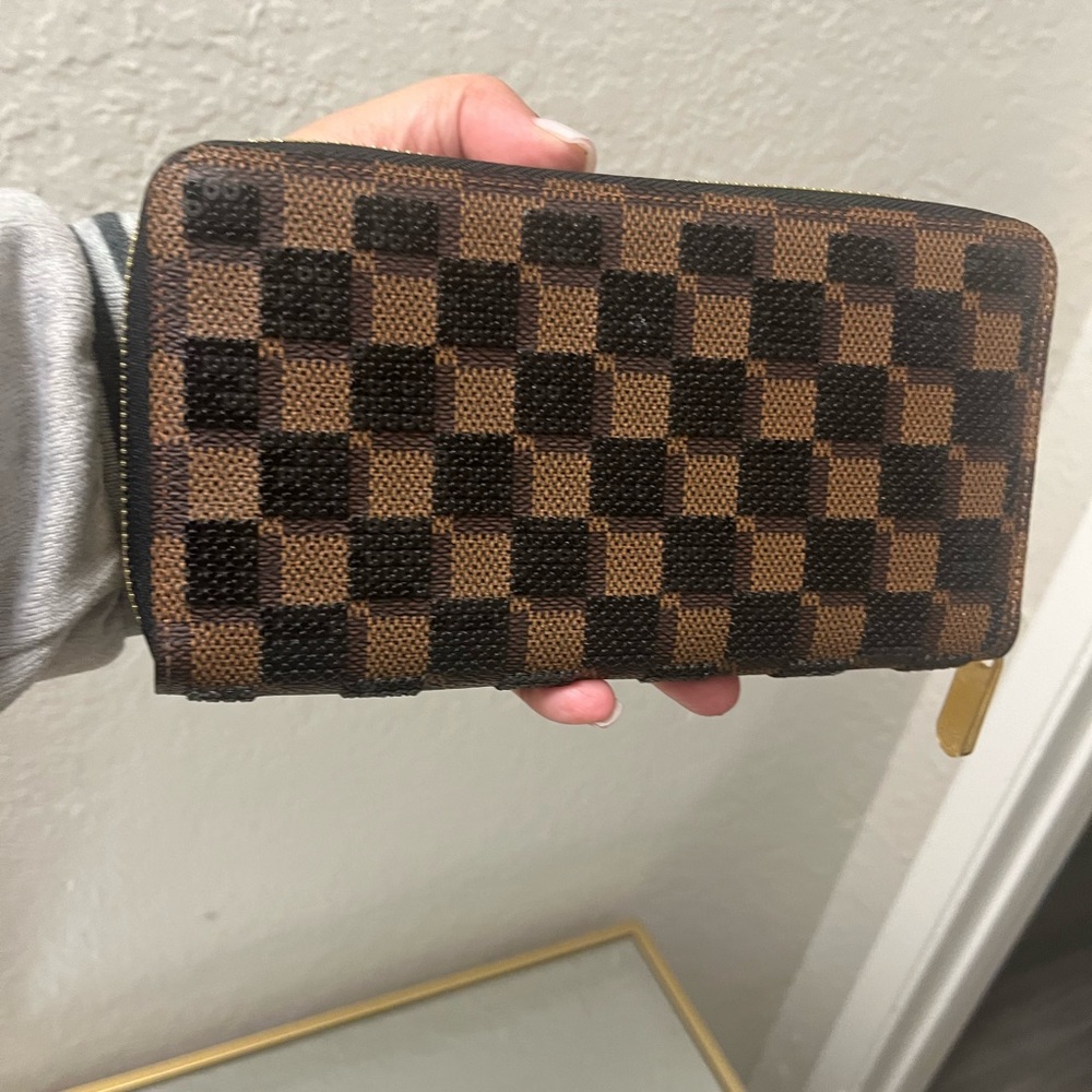 Zippy Wallet Damier Paillettes